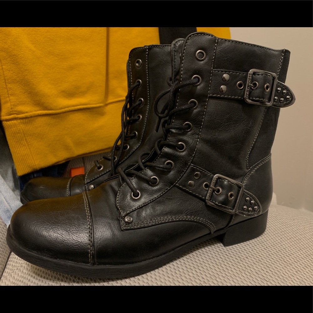 Guess Ankle Combat Boots